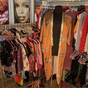 NWT Zebra motif kimono style duster